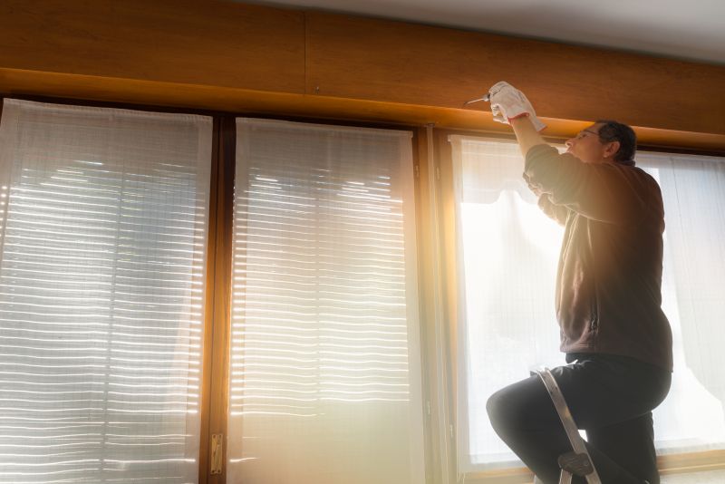 Close-up of Installed Shades